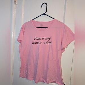 Baisico Brands Pink is my power color T-Shirt Pre-owned